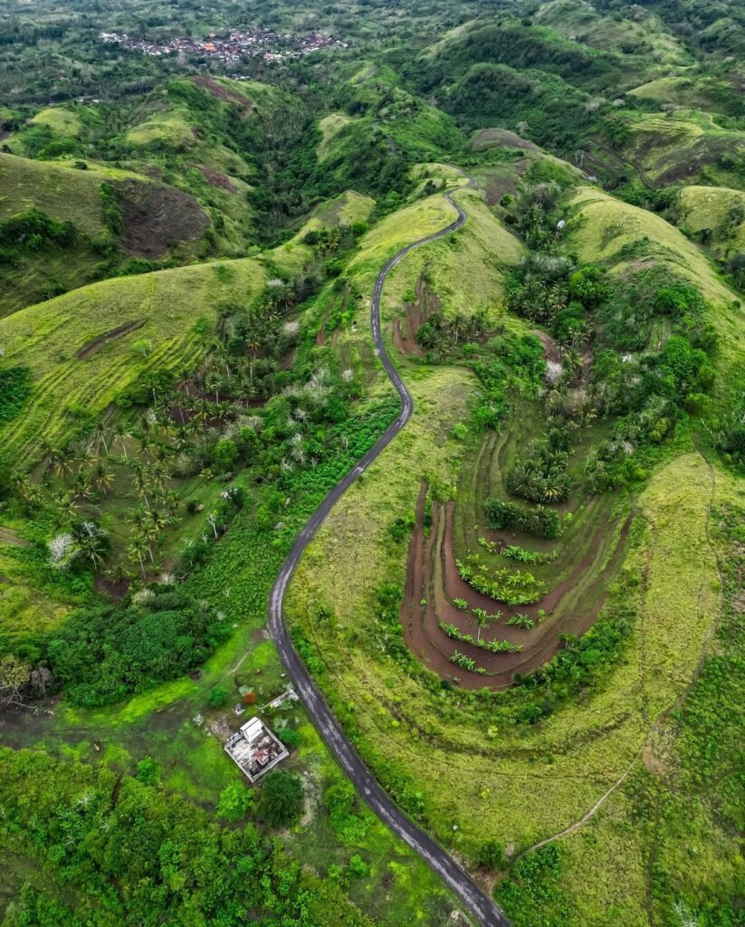 Teletubbies Hill Aerial View