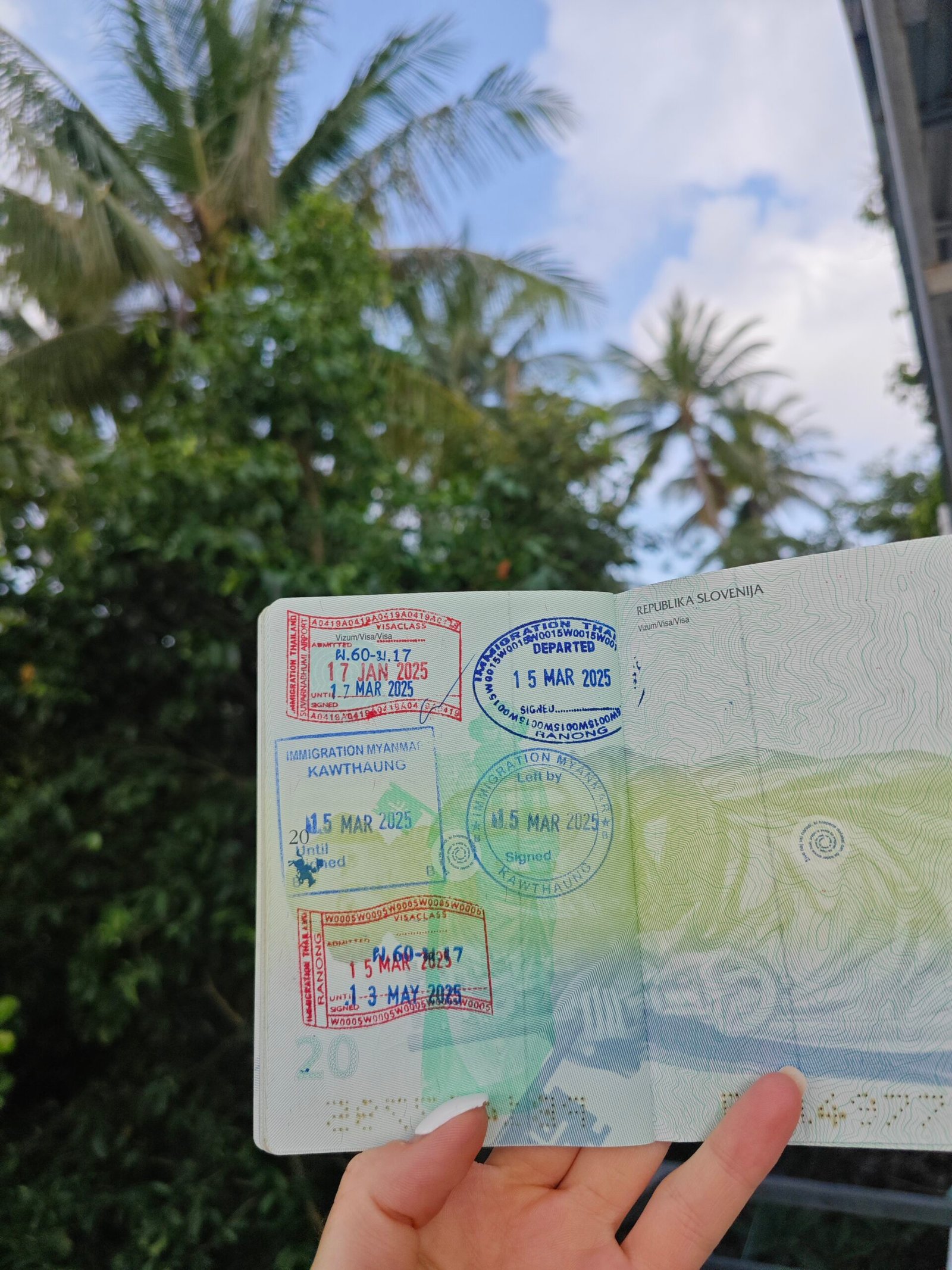 Myanmar Passport Stamp