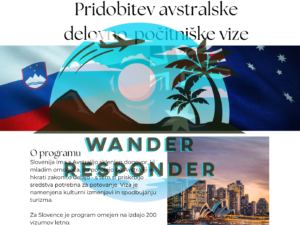 Pridobitev avstralske delovno - počitniške vize
