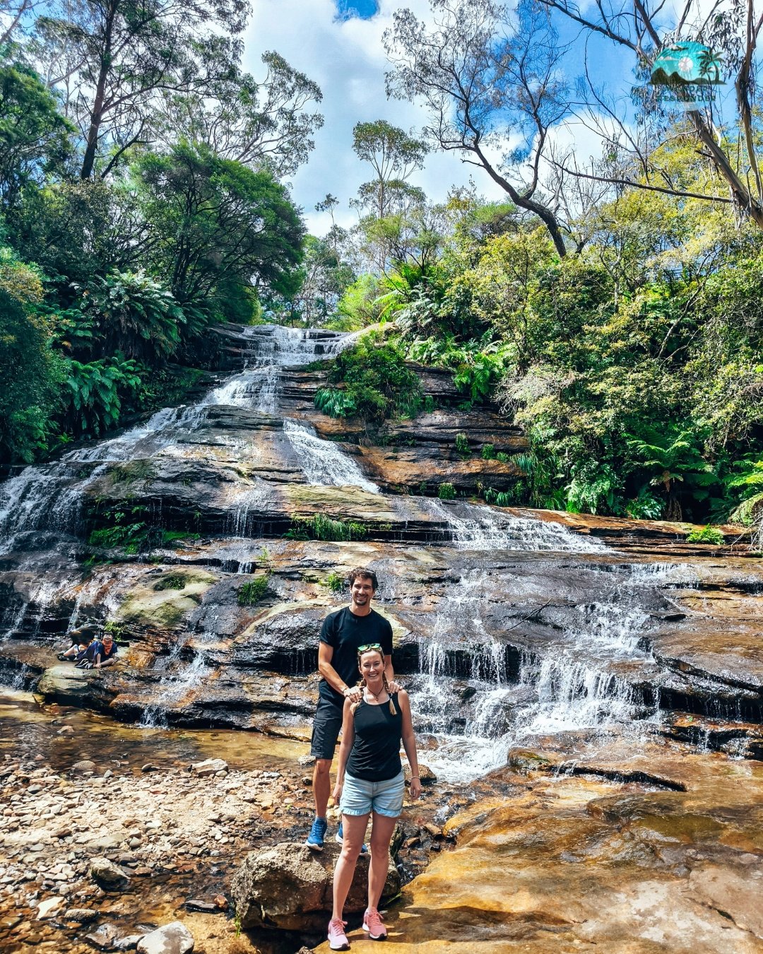 Blue Mountains Waterfall Couple