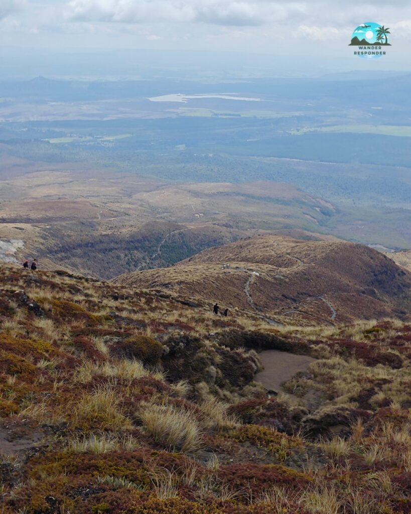 Tongariro Path Down